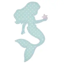 Mermaid Star Fish Iron Sew On Embroidery Patch