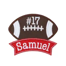 Football Banner Custom Patch
