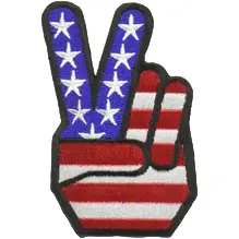 Victory Embroidery Flag Patch,Embroidery flag patch,flag patch