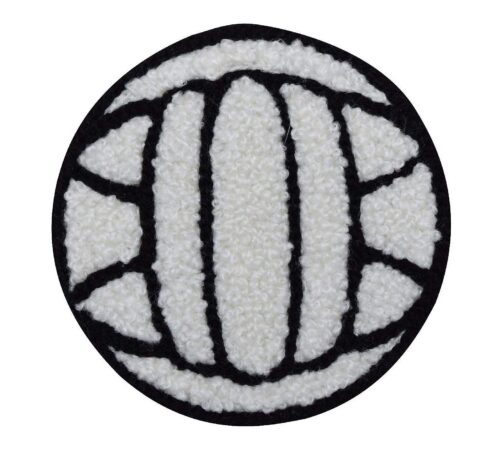 Chenille Volleyball Patch Serve Style on and off the Court