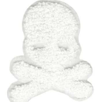 Classic Sophistication White Chenille Patch