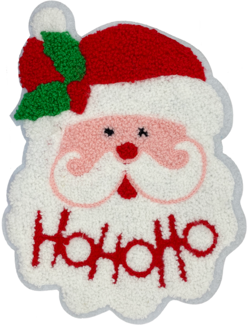 Deck the Halls with Chenille Patches Christmas
