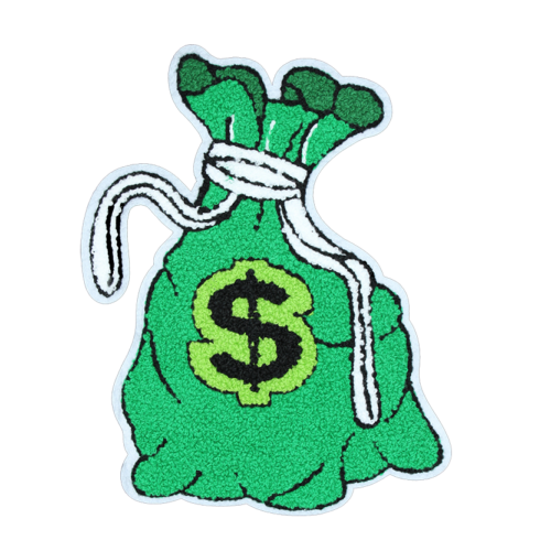 Make a Statement with Chenille Money Patches
