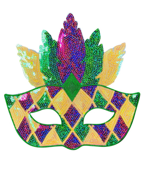 Mardi Gras Chenille Patches Celebrate in Colorful Elegance