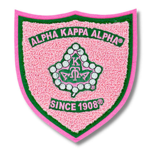 Show Your Sorority Pride with Alpha Kappa Alpha Chenille Patches